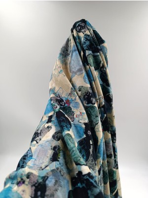 Desenli Kaşmir Viskon Kumaş