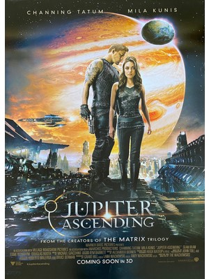 Sahaftik Jupiter Ascending Orijinal Sinema Afişi 68CMX98CM Çift Taraflı