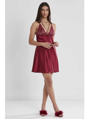 Pierre Cardin 640 Bayan Saten Gecelik
