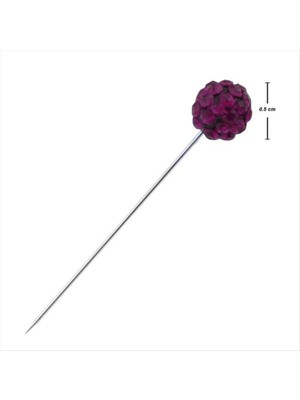Zeroshop Eşarp Iğnesi-Patlıcan Moru