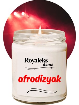 Just Cheap Store Doğal Özel Seri Kokulu Dekoratif Kavanoz Mum 210 cc - Afrodizyak - Ryl