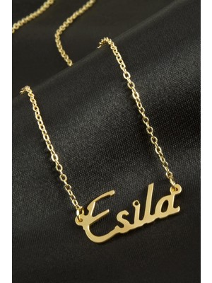 Zeroshop Esila Isimli Kolye -Sarı
