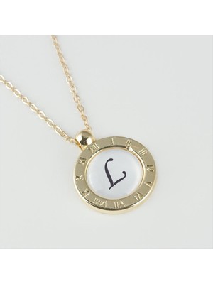 Zeroshop Seri Sonu Harfli Kolye-L