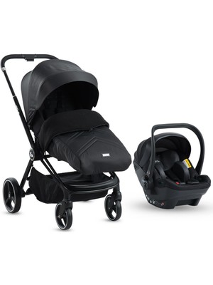 Kraft Mila Travel Sistem Bebek Arabası Siyah
