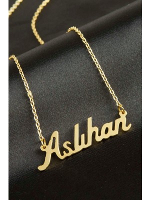 Zeroshop Aslıhan Isimli Kolye -Sarı