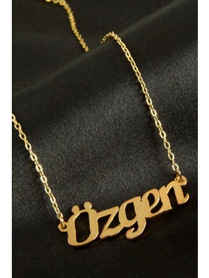 Zeroshop Özgen Isimli Kolye -Sarı