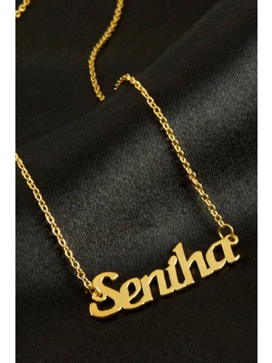 Zeroshop Seniha Isimli Kolye -Sarı