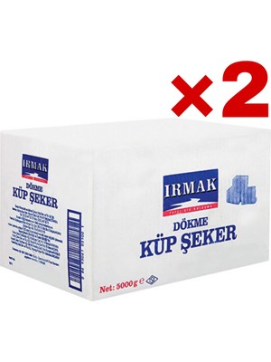 Irmak Küp Şeker Dökme Şeker 5kg×2 (Sargısız)