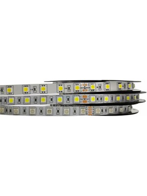 Demir Led 24 Volt 5050 Şerit LED Gün Işığı IP65 (5 Metre)