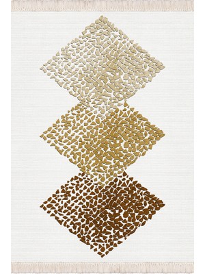 Bazaar Forum Pamuk Taban Dijital Baskı Kaymaz Tüy Dökmeyen Makinada Yıkanabilir Salon Halısı Mutfak Halısı