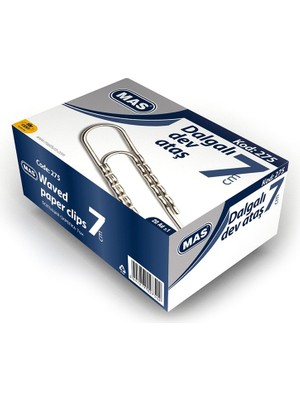 3EGROUP Mas 275 Dalgalı Ataş Boy 7 Cm. 20 Li