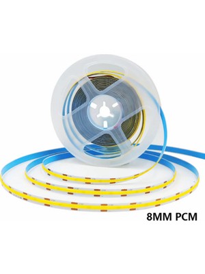 Demir Led 12V Cob Şerit LED 8mm 320 Ledli Esnek Mor Cob LED IP20 (5 Metre)