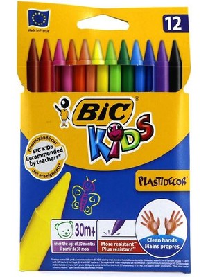 3EGROUP Bic Plastıdecor 12 Li Silinebilir Pastel Boya 945764