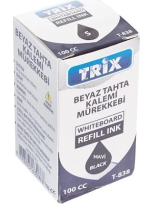 3EGROUP Trix T-838 Siyah Tahta Kalem Mürekkebi 100 cc