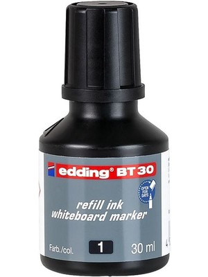 3EGROUP Edding BT30 Siyah Tahta Kalemi Mürekkebi 30 ml