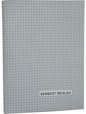 3EGROUP Dilman Serbest Meslek Defteri Karton Kapak 48 Yp