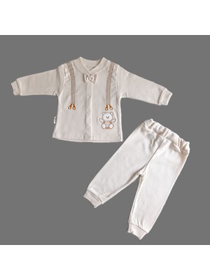 Nurhas Erkek Bebek Askı Nakışlı 2 Li Takım