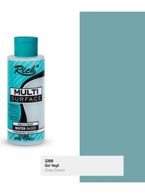 3EGROUP Rıch Multi Akrilik Boya 2288 Gri Yeşil 120 cc