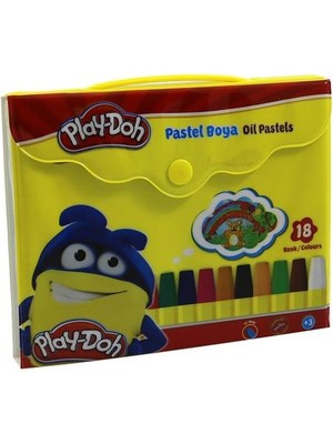 3EGROUP Play-Doh 18 Renk Pastel Boya Çantalı PA006