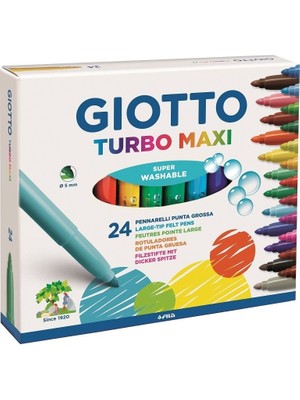 3EGROUP Gıotto 455000 Turbo Maxı 24 Renk Keçeli Kalem