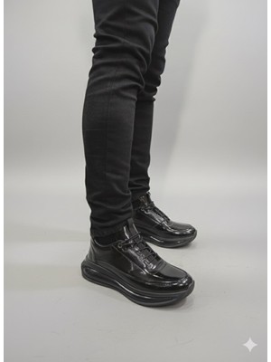 Marcomen Lastik Bağcıklı Nokta Lazer Baskılı Köpük Taban Erkek Sneaker Ayakkabı 22053