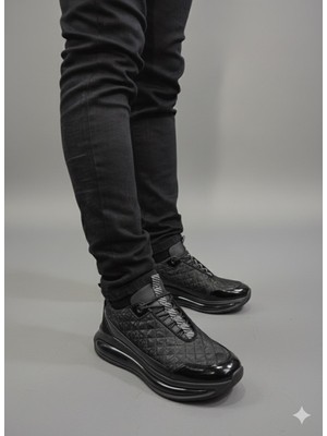 Marcomen Lastik Bağcıklı Paraşüt Parçalı Köpük Taban Erkek Sneaker Ayakkabı 22491