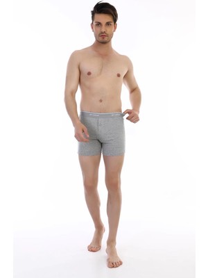 E-Woman Çift Kaplan 880 Elastanlı Erkek Boxer