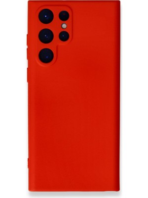 Royal Case Samsung Galaxy S22 Ultra Içi Kadife Kaplı Esnek Silikon Kapak Ryc/ Nano Lansman