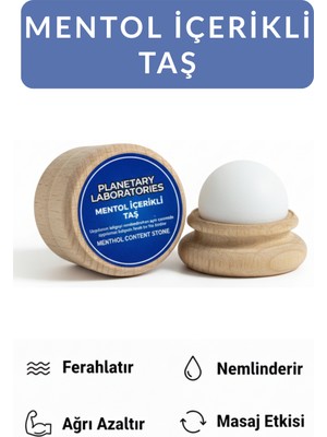 Mentol Içerikli Taş | Masaj Taşı | Migren Taşı | Mentol Taşı | Ferahlama Taşı