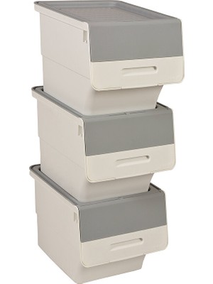 Motek Çok Amaçlı Tekerlekli Organizer Set 3X12 Lt 1 Adet