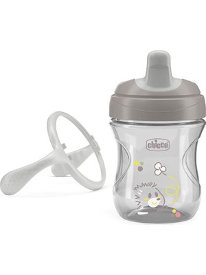 Chicco Yarı Yumuşak Uçlu Alıştırma Bardağı 6+ Ay 200 ml Unisex