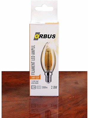 Ampul Orbus LED Filament Mum C37 E14 3W