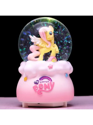 Keyfim Shop My Little Pony Işıklı Müzikli Orta Boy Kar Küresi