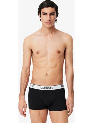 Lacoste Erkek 3'lü Siyah Boxer5H2392031