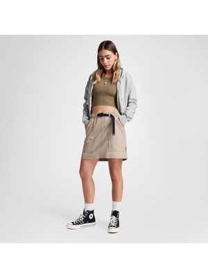 Converse Harbor Mini Skirt Kadın Kahverengi Etek