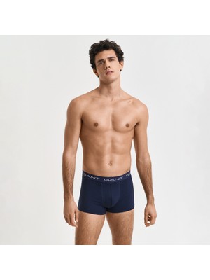Gant Erkek Lacivert Slim Fit Boxer