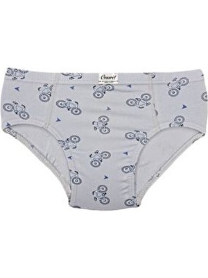 Onurel Erkek Çocuk Bisiklet Desenli Renkli Likralı Külot %95 Pamuk 5'li Paket