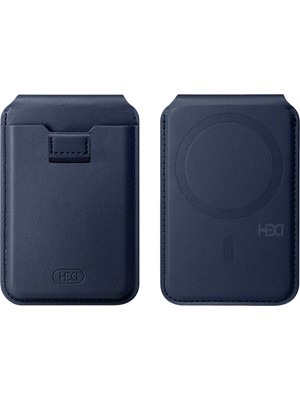 Fuchsia HS-020 Namib Stant Özellikli Magsafe Kartlık - Mavi