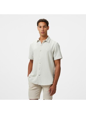 Nautica Erkek Bej Classic Fit Gömlek W55412T.1AS