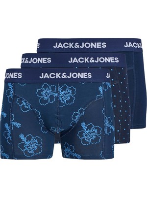 Jack & Jones Anthony Print Erkek 3'lü Boxer (12298171-PBL)