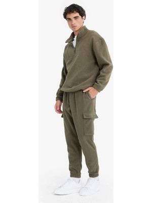 DeFacto Kargo Cepli Polar Eşofman Altı F1737AX25WN