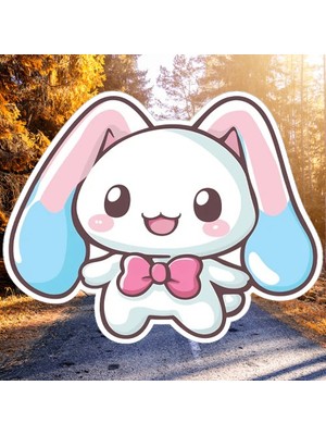 Dodomar Ayaklı Pano Cinnamoroll Temalı  Pano 35CM  Doğum Günü Masa Dekoru