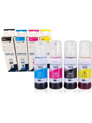 PlusPrint Epson 103 - Epson ecotank L3211 Muadil Mürekkep Seti