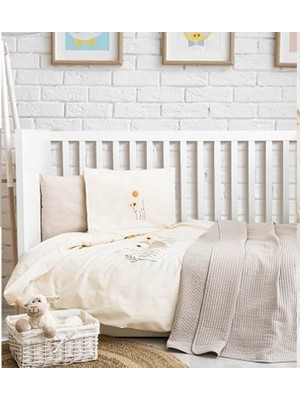 Şaheser Little Sheep Yatak Örtülü Bebek Nevresim Takımı –  Pamuk, Yumuşak Dokulu