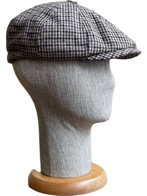 Rupen Kraft Kışlık Kaşe Kumaş Astarlı Peaky Blinders Baretta Şapka (Standart Beden)