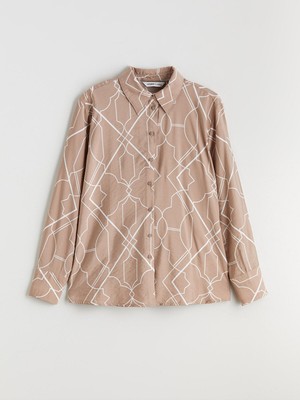 Lc Waikiki Yeni Sezon Desenli Kadın Gömlek