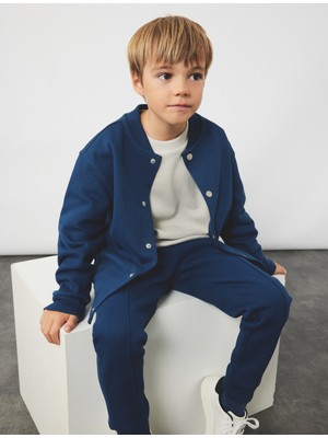 Koton Pamuklu Uzun Kollu Bisiklet Yaka Oversize Basic Sweatshirt