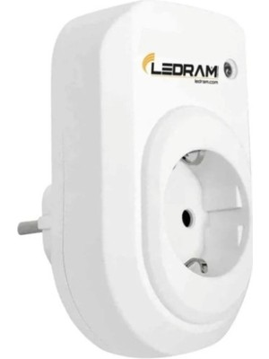 Uzmlight Ledram Faz Akım Koruma Özellikli Fiş Priz - 16A 250V 3500W - Çocuk Korumalı Özellikli - Durum LED Işıklı