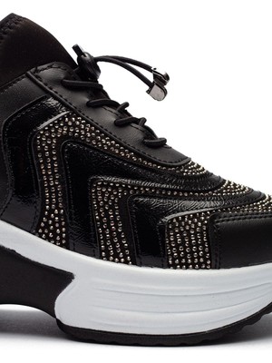 Lady Classy Kadın Faylon Taban Rahat Kalıp Yürüyüş ve Ortopedik Spor Ayakkabı