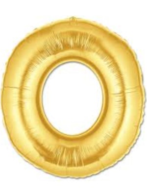 Zero Land Mtxdpn O Harf Folyo Balon Altın Renk  40 Inç